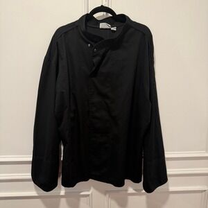 Chef Works Size XL Black Long Sleeve Chef Coat Professional Restaurant Uniform‎